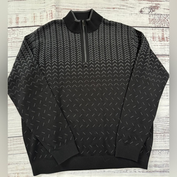 St. Croix Other - St. Croix Shop Mens XL Classic 1/4 Zip Pullover Sweater Wool Knit Gray NWOT